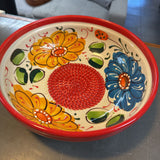 Hand-Painted Spanish Ceramic Grater Bowl