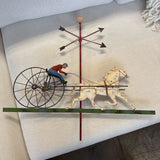 Curtis Jere 'The Sulky Racer' Metal Wall Art Sculpture