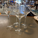 Set of 4 Tall Cordial Glasses
