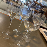 Set of 4 Tall Cordial Glasses