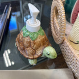 Otagiri by Mary Ann Baker Turtle Soap Dispenser