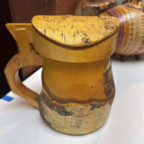 Birch Bark German Carved Lidded Mug