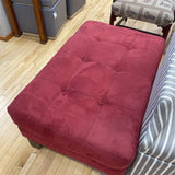 Microfiber Tufted Ottoman