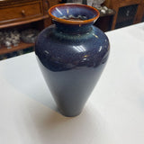 Flambe-Glazed Ceramic Pottery Vase
