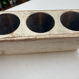 Wood Votive Holder Made from Vintage Molds