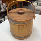 Vintage Wooden Firkin or Sugar Bucket