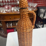 Vintage Hand Wicker Bottle