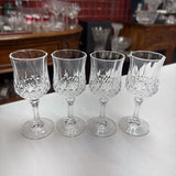 Cristal d'Arques Set of 4 Cordial/Port