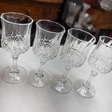 Cristal d'Arques Set of 4 Cordial/Port