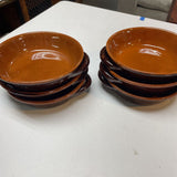 Vulcania Italian Pottery Bowls-Set of 6