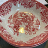 Vintage Royal Stafford Christmas Skaters Bowls-Set of 4
