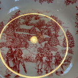 Vintage Royal Stafford Christmas Skaters Bowls-Set of 4