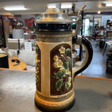 Vintage Sitzendorf Lidded Beer Mug