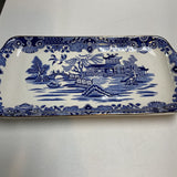 Vintage Burleigh Ware "Old Willow" Platter