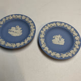 Vintage Wedgwood Jasperware Mini Trinket Plates