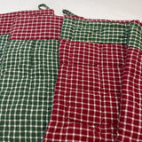Quilted Plaid Stockings