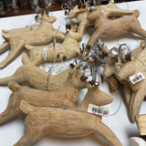 Wooden Reindeer Ornaments
