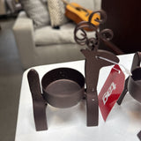Tag Metal Reindeer Votive Holder