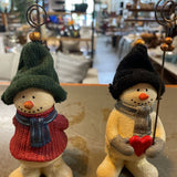 Snowmen Card Holder/Place Setting Name Card