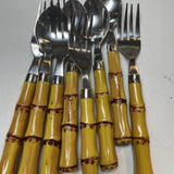 Bamboo Flatware-8 Pieces