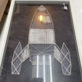 String Rocket Wall Art