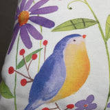 Bird&Flower Pillow