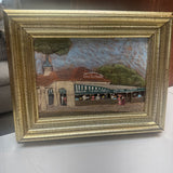 Cafe Du Monde Carved Painting