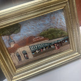 Cafe Du Monde Carved Painting