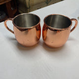 Set of 2 Stainless Steel Moscow Mule Cups