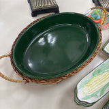 Oval Baking Dish w Basket