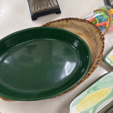 Oval Baking Dish w Basket