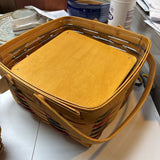 Longaberger Pie Basket with stand