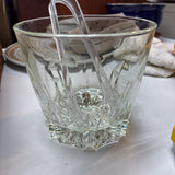 Prince House Ice Bucket w/ Plastic Tongs