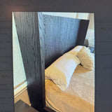Bezier Grey Oak Finish Bedframe by RH