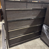 12 Drawer Tall Bezier Grey Oak Finish Dresser by RH