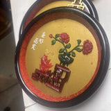 Chinese Faux Round Plaque