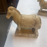 Vintage Glazed Horse Figurines