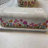 Natural Life Floral Butter Dish