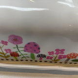 Natural Life Floral Butter Dish