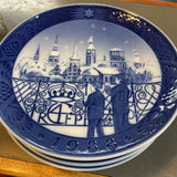 Royal Copenhagen Vintage Holiday Plates