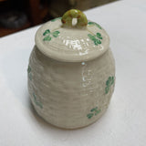 Vintage Belleck Shamrock Pot/Jar