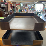 Vintage MCM McDonald Two-Tier Letter Tray
