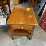 Hammory Mission Style Wood End Table
