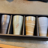 Japanese Style Ceramic Tea Cups-Set of 4