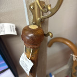 Victorian Bamboo Hidden Flask Cane w/MOP