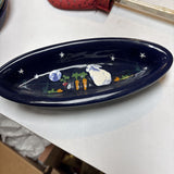 Rabbit Pottery Dish by Karen Howell