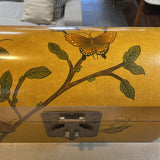 Vintage Wooden Chest w/Butterflies