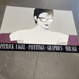 Patrick Nagel 1983 "Sunglasses" w/Foil Sunglasses Poster