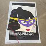 1981/1982 Patrick Nagel Serigraph Papillon Gallery Poster
