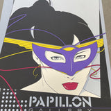 1981/1982 Patrick Nagel Serigraph Papillon Gallery Poster